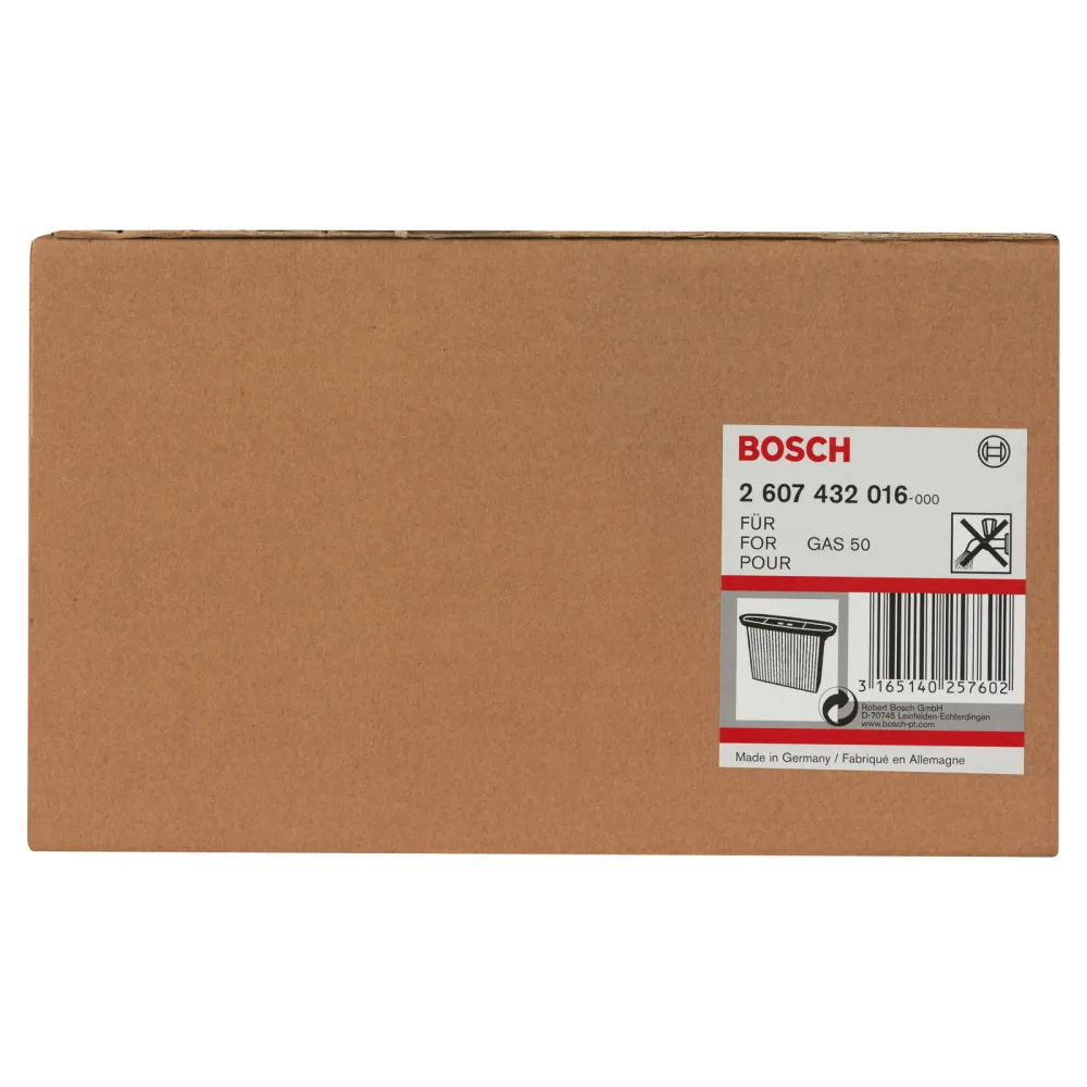 Bosch Cellulose-Faltenfilter, 8600 cm², 257 x 69 x 187 mm -2607432016