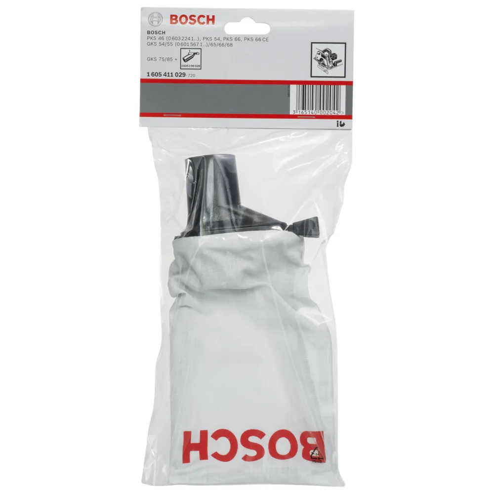 Bosch Staubbeutel zu Handkreissägen, Gewebe, Adapter - 1605411029