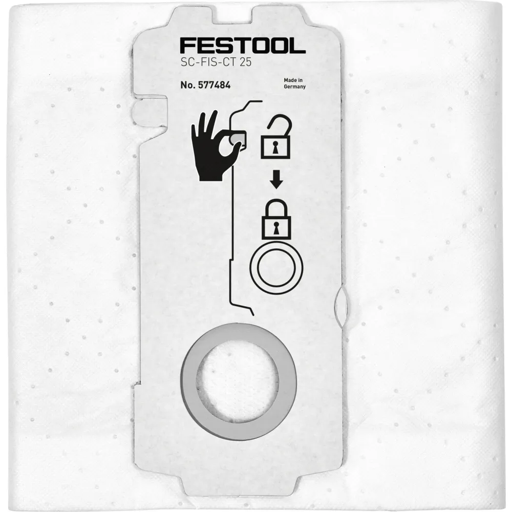 Festool 5x SELFCLEAN Filtersack SC-FIS-CT 25 - 577484