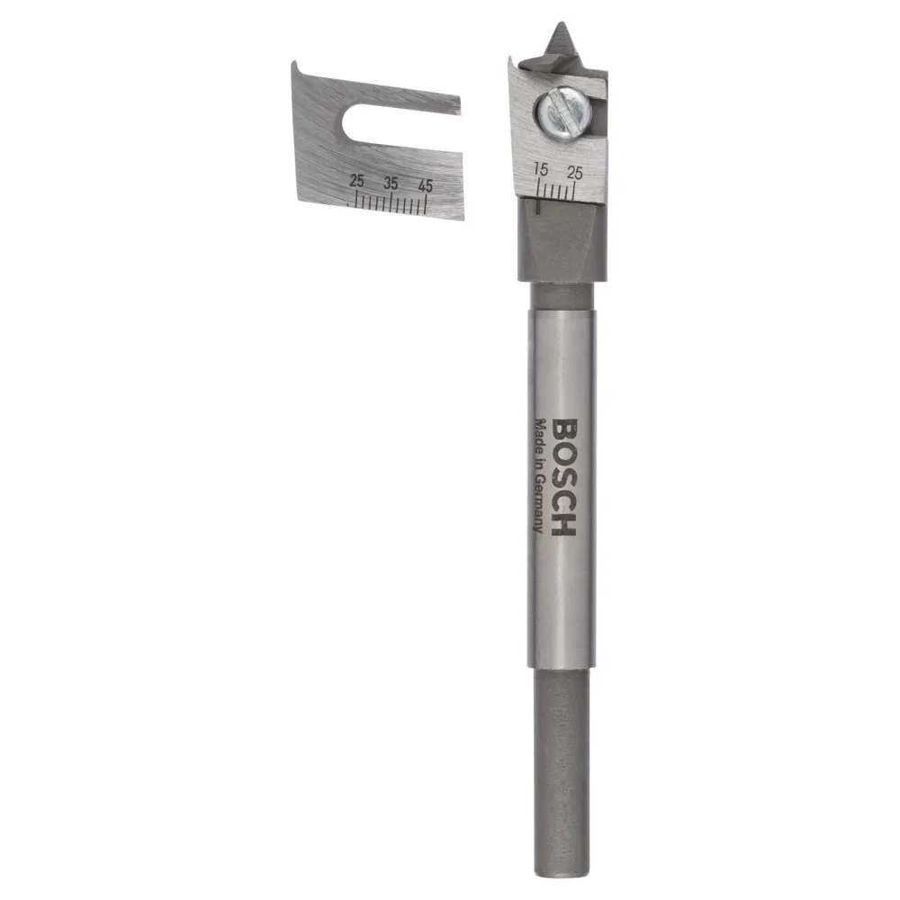 Bosch Verstellbarer Flachfräsbohrer Sechskant 15 - 45 mm 120 mm - 2608596333