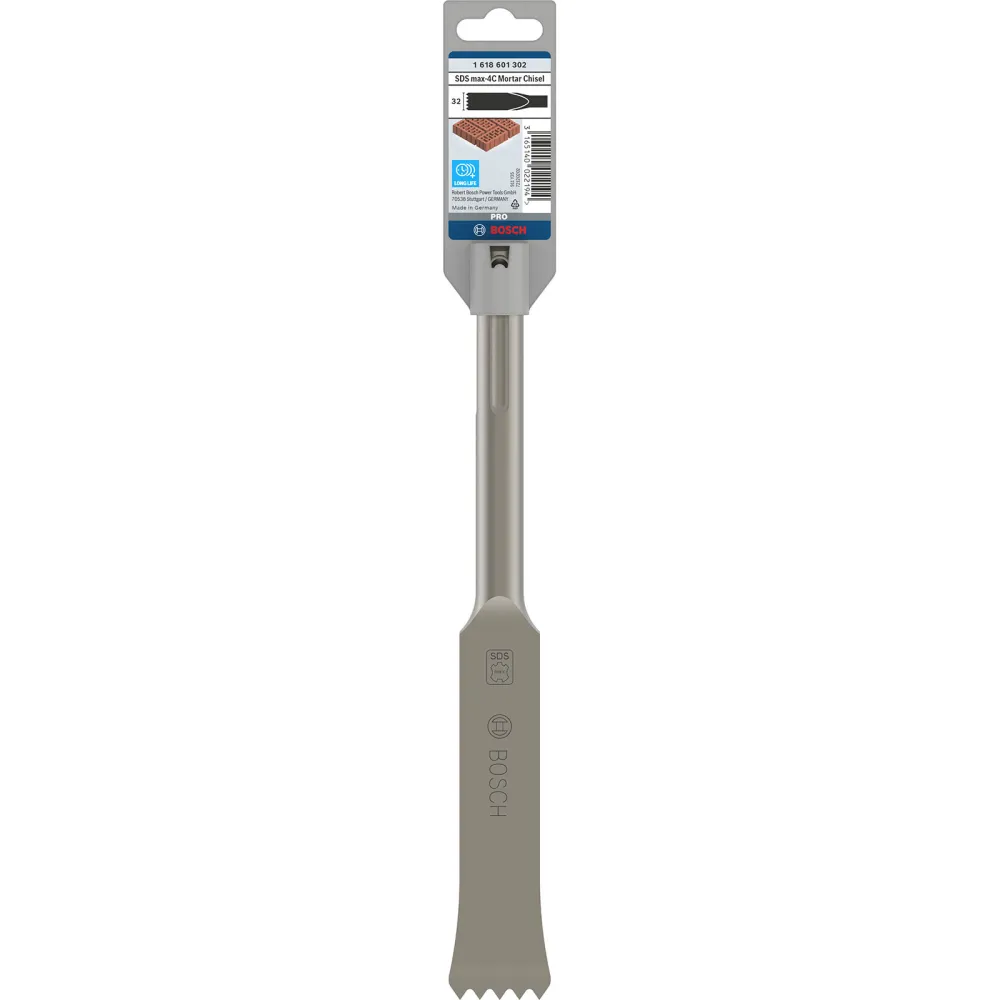 Bosch PRO SDS max-4C Stahlmörtelmeißel 32 x 300 mm - 1618601302