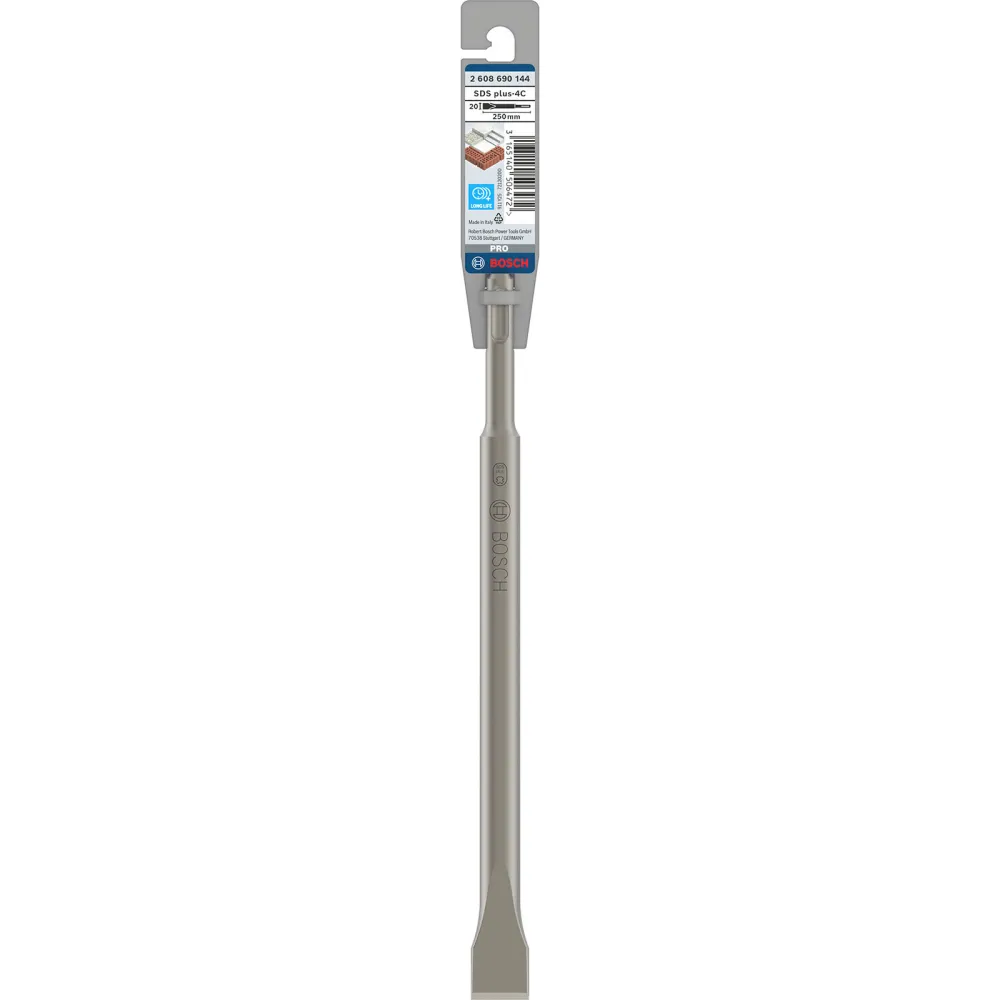 Bosch PRO SDS plus-4C Flachmeißel 20 x 250 mm - 2608690144