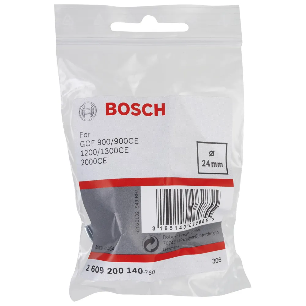 Bosch Kopierhülse für Bosch-Oberfräsen mit Schnellverschluss 24 mm - 2609200140