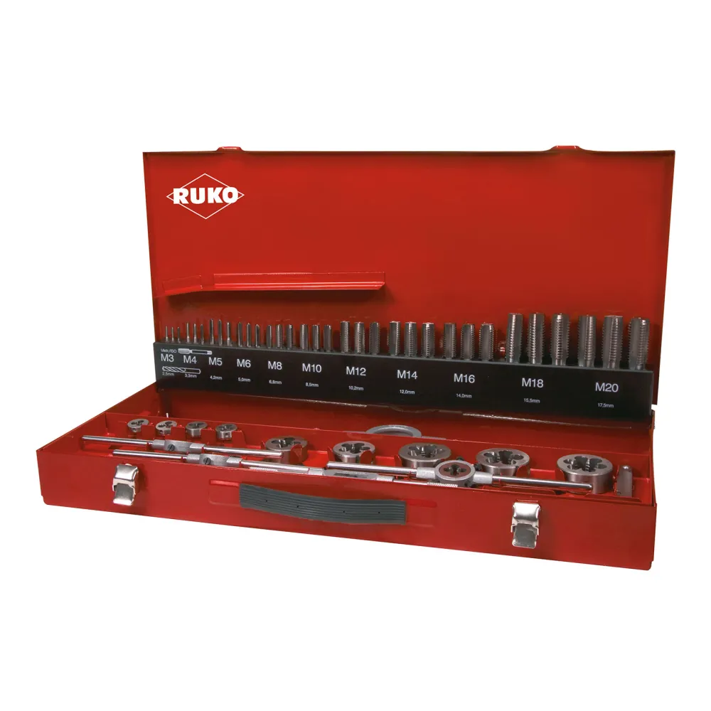 RUKO Gewindeschneidwerkzeug-Satz HSS Industriekassette - 54 tlg. - 245040
