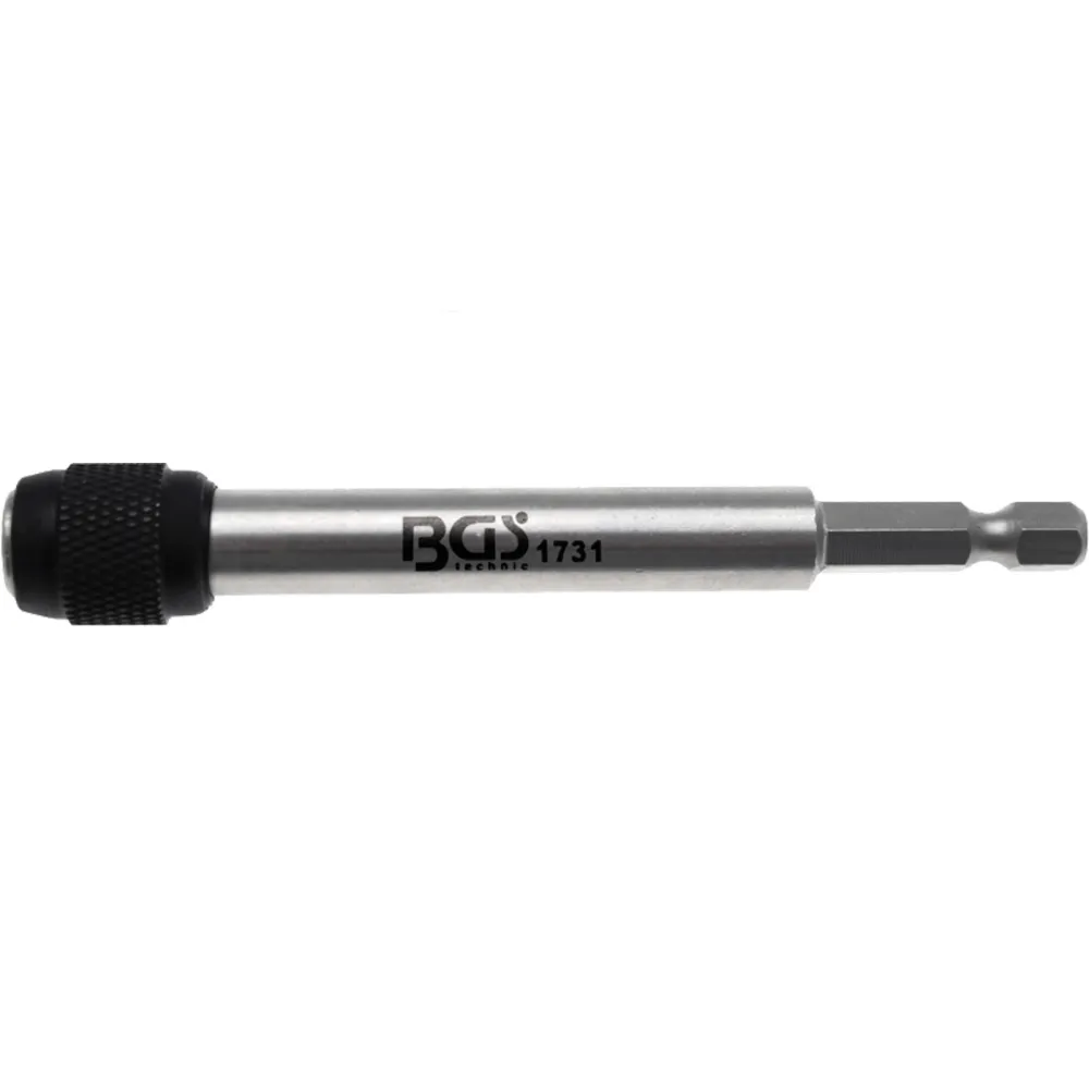 BGS Automatischer Bithalter Abtrieb Innensechskant 6,3 mm (1/4") 100 mm - 1731