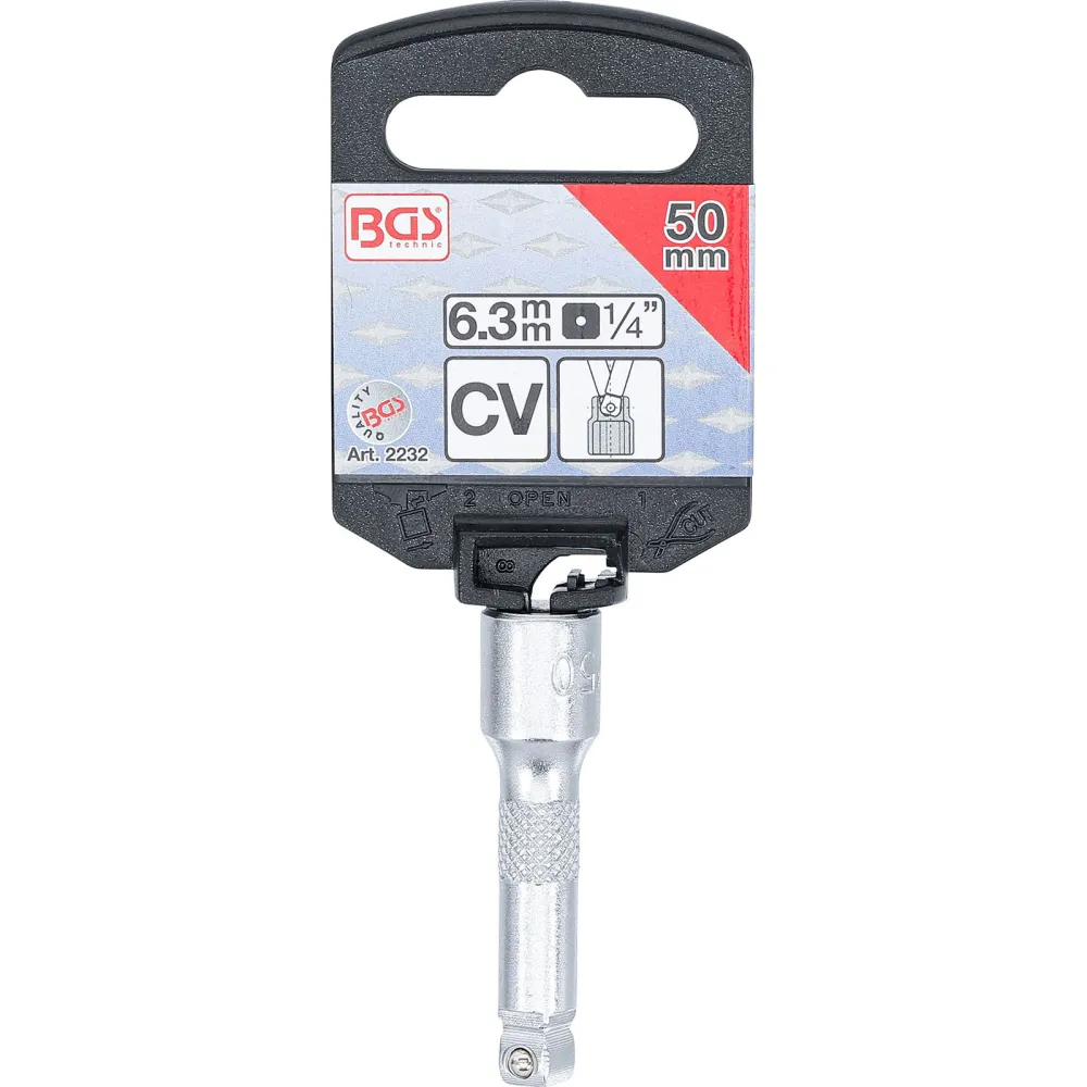 BGS Kipp-Verlängerung 6,3 mm (1/4") 50 mm - 2232