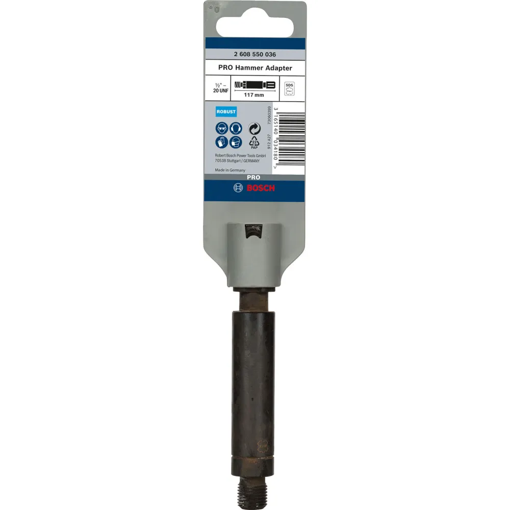 Bosch PRO Hammer Adapter SDS max auf Schaft - 2608550036