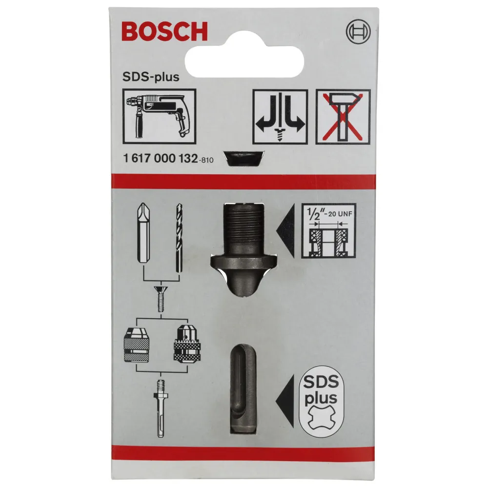 Bosch SDS plus-Aufnahmeschaft für Bohrfutter, 1/2-20 UNF - 1617000132