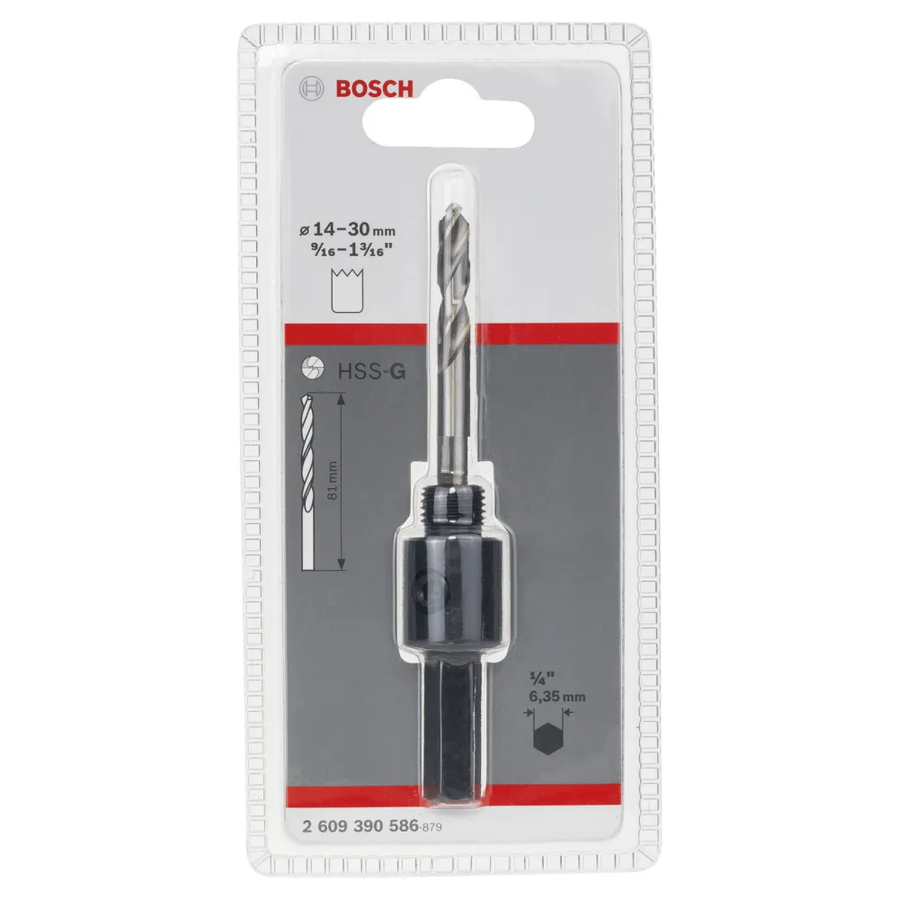 Bosch Sechskantadapter, 1/2-20 UNF, 14 - 30 mm - 2609390586