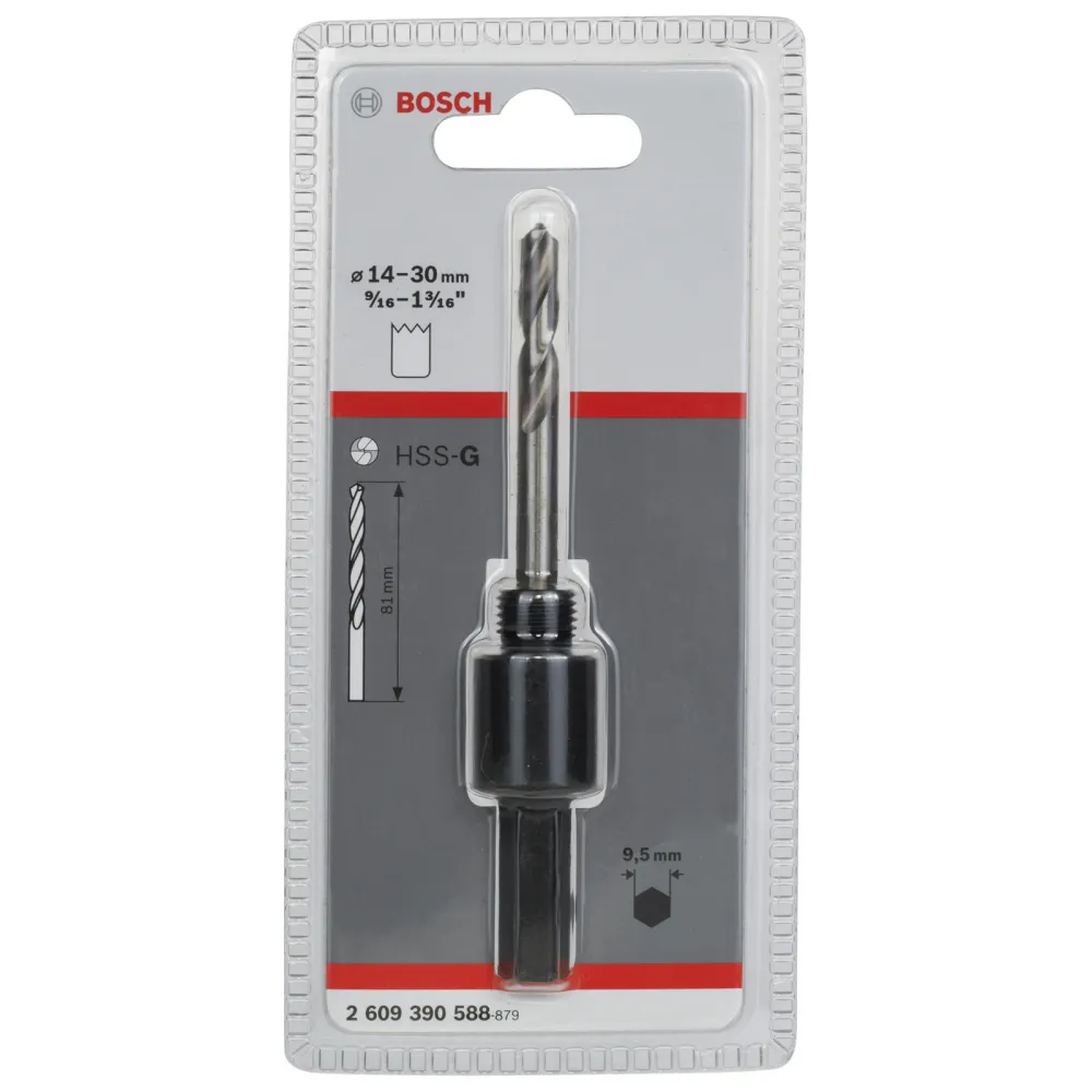 Bosch Sechskantadapter, 1/2-20 UNF, 14 - 30 mm - 2609390588