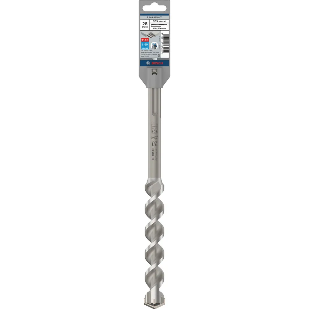 Bosch PRO SDS max-4 Hammerbohrer 28 x 200 x 320 mm - 2608685870