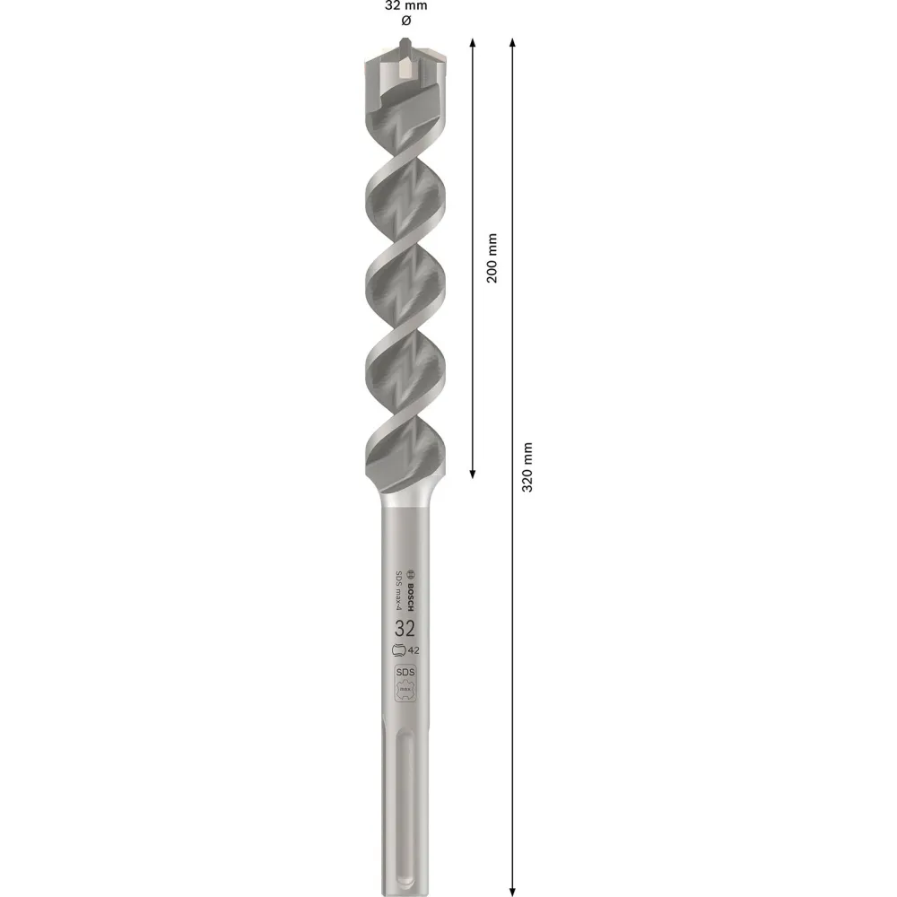 Bosch PRO SDS max-4 Hammerbohrer 32 x 200 x 320 mm - 2608685874