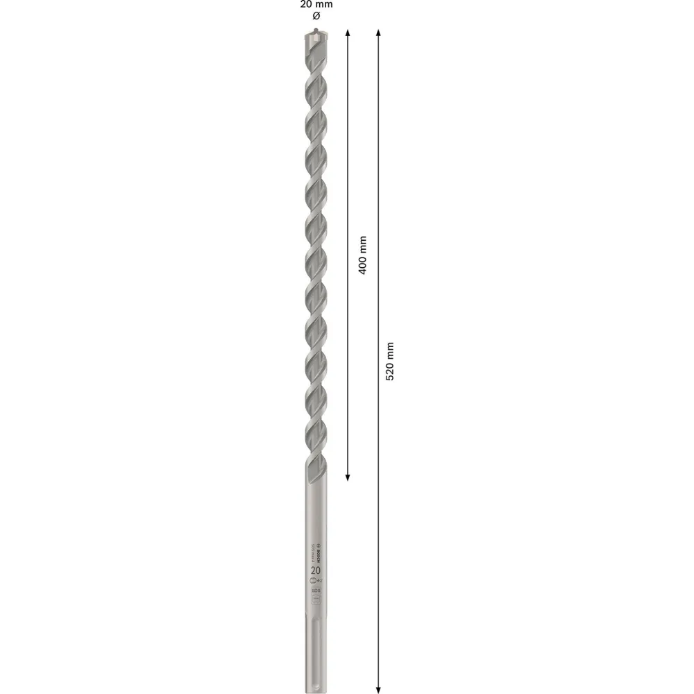 Bosch PRO SDS max-4 Hammerbohrer 20 x 400 x 520 mm - 2608685865