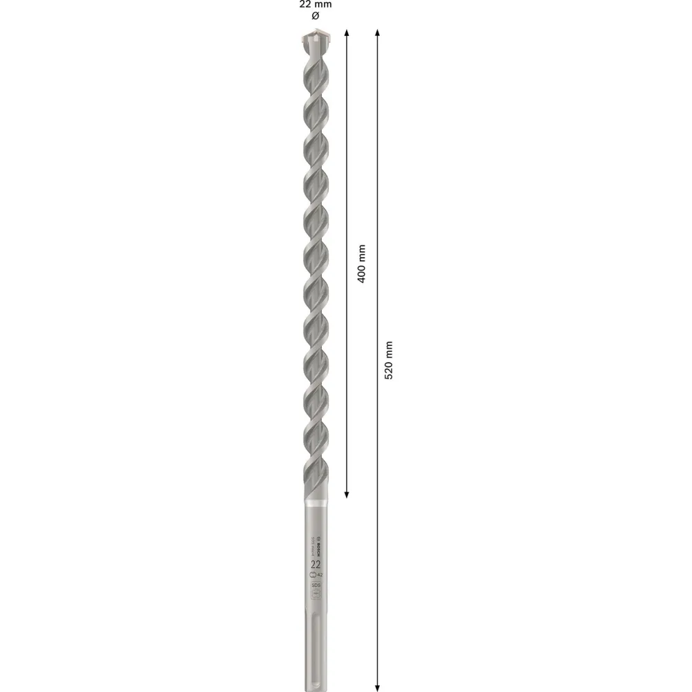 Bosch PRO SDS max-4 Hammerbohrer 22 x 400 x 520 mm - 2608685867