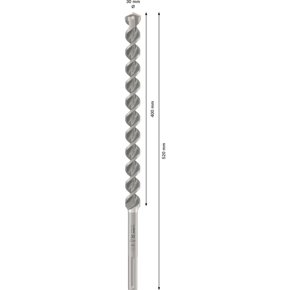Bosch PRO SDS max-4 Hammerbohrer 30 x 400 x 520 mm - 2608685873