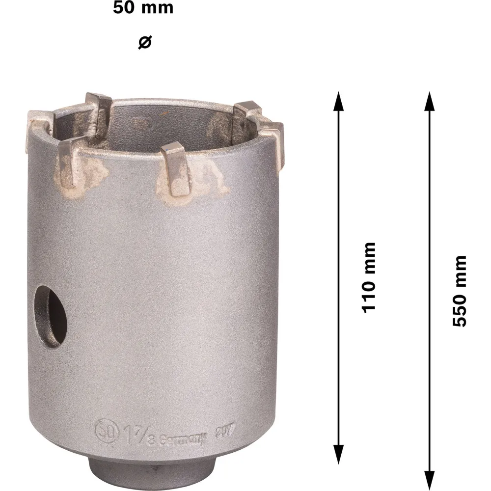 Bosch PRO SDS plus-5 Core Cutter 50 x 50 x 72 mm - 2608550075