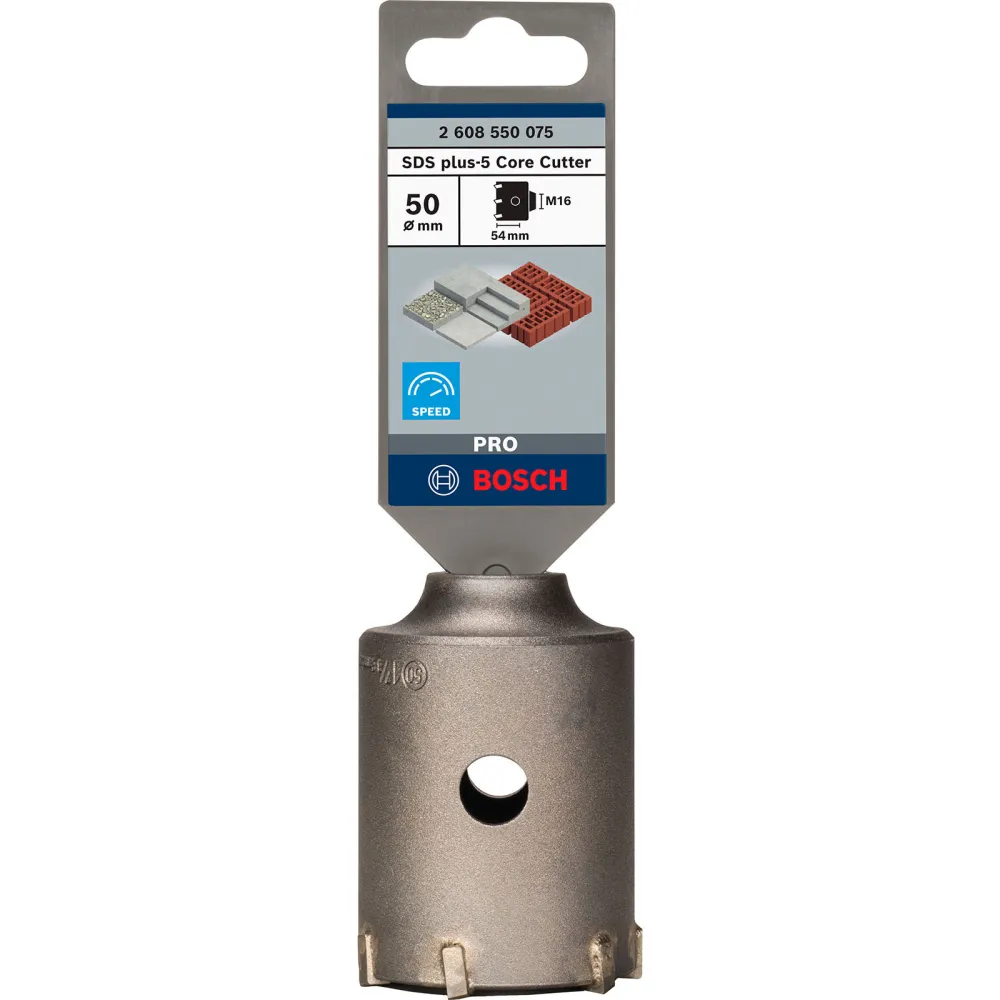 Bosch PRO SDS plus-5 Core Cutter 50 x 50 x 72 mm - 2608550075