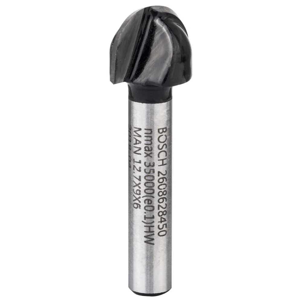 Bosch Hohlkehlfräser + Zapfen 6 x 12,7 x 40 - 2608628450
