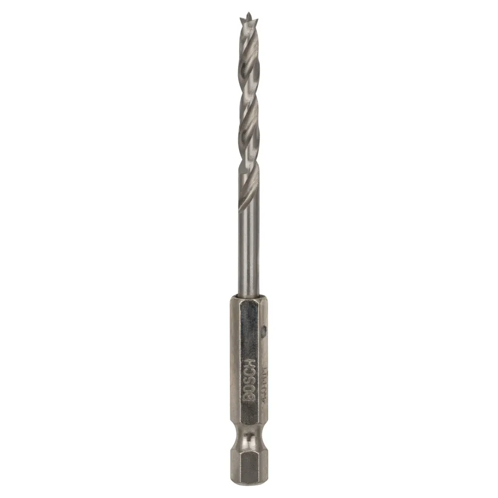 Bosch Holzspiralbohrer 1/4"-Sechskantschaft 4 x 43 x 88 mm - 2608595520