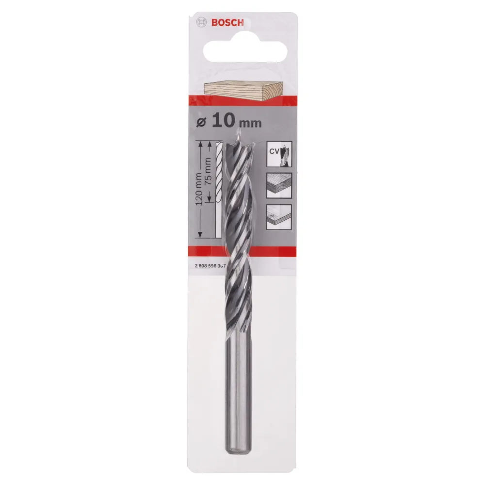 Bosch 1x Holzspiralbohrer Standard D= 10 - 2608596307