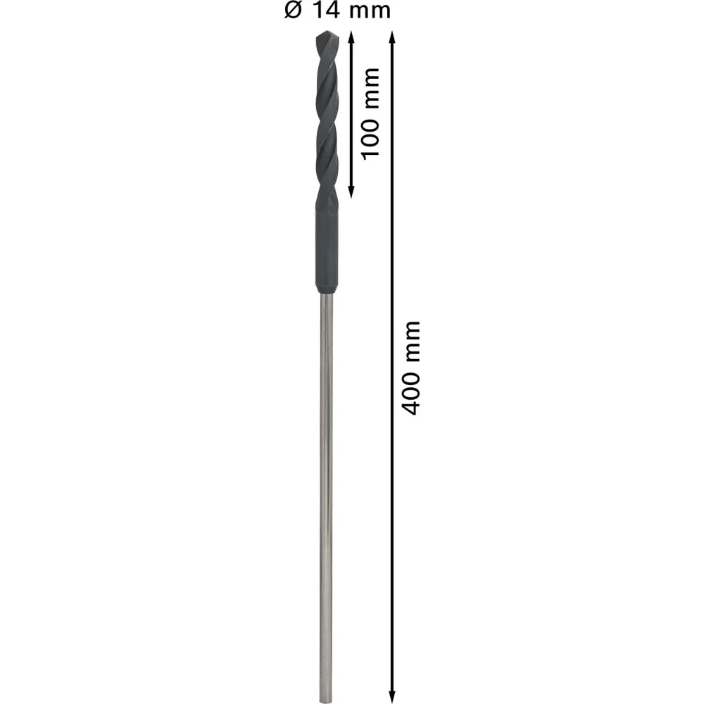 Bosch PRO Wood HSS Installationsbohrer 14 x 100 x 400 mm - 2608596338