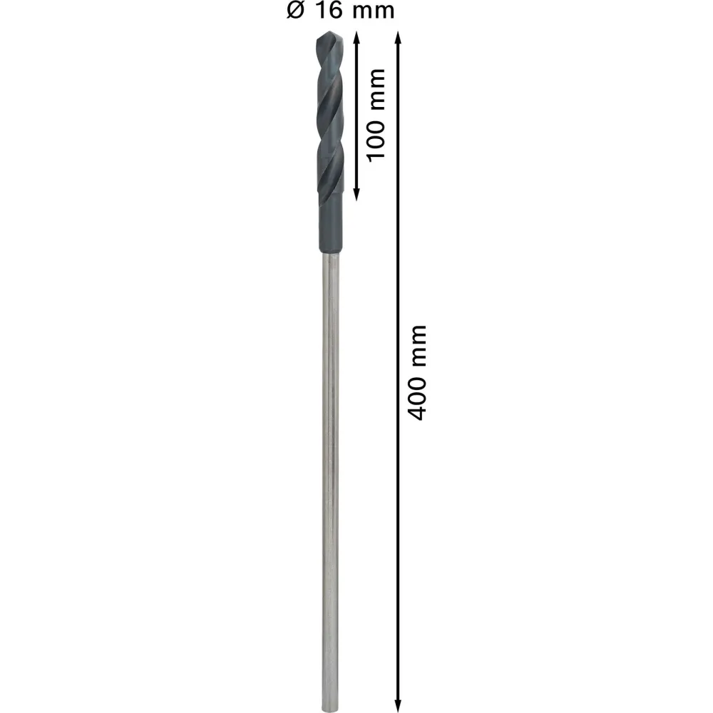 Bosch PRO Wood HSS Installationsbohrer 16 x 100 x 400 mm - 2608596339
