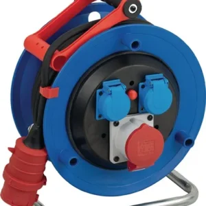 Brennenstuhl Drehstromkabeltrommel Garant 30 m H07RN-F 5x1,5 mm² 290 mm 2 Schutzkontaktsteckdosen - 1182720