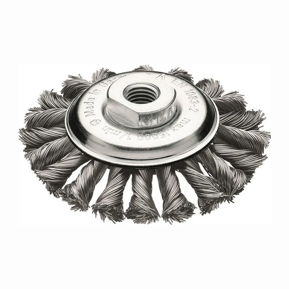 Lessmann Kegelbürste Ø 115 mm M14 Drahtstärke 0,5 mm - 472.257.WZ