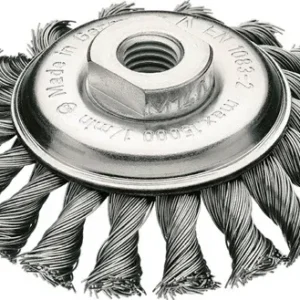 Lessmann Zopfkegelbürste Ø100 mm STA 12 mm 15.000 min-¹ - 471257