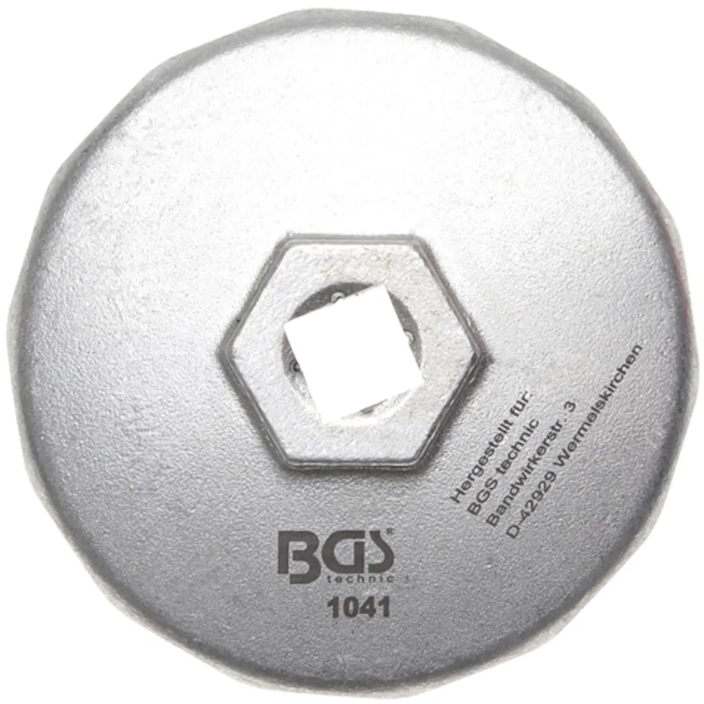 BGS Ölfilterschlüssel 14-kant Ø 74 mm für Audi / BMW / Mercedes-Benz / Opel / VW - 1041