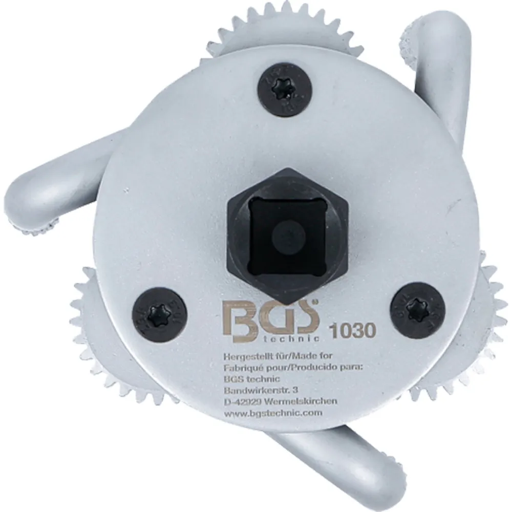 BGS Ölfilterspinne 3-armig für Ölfilter Ø 80 - 135 mm - 1030