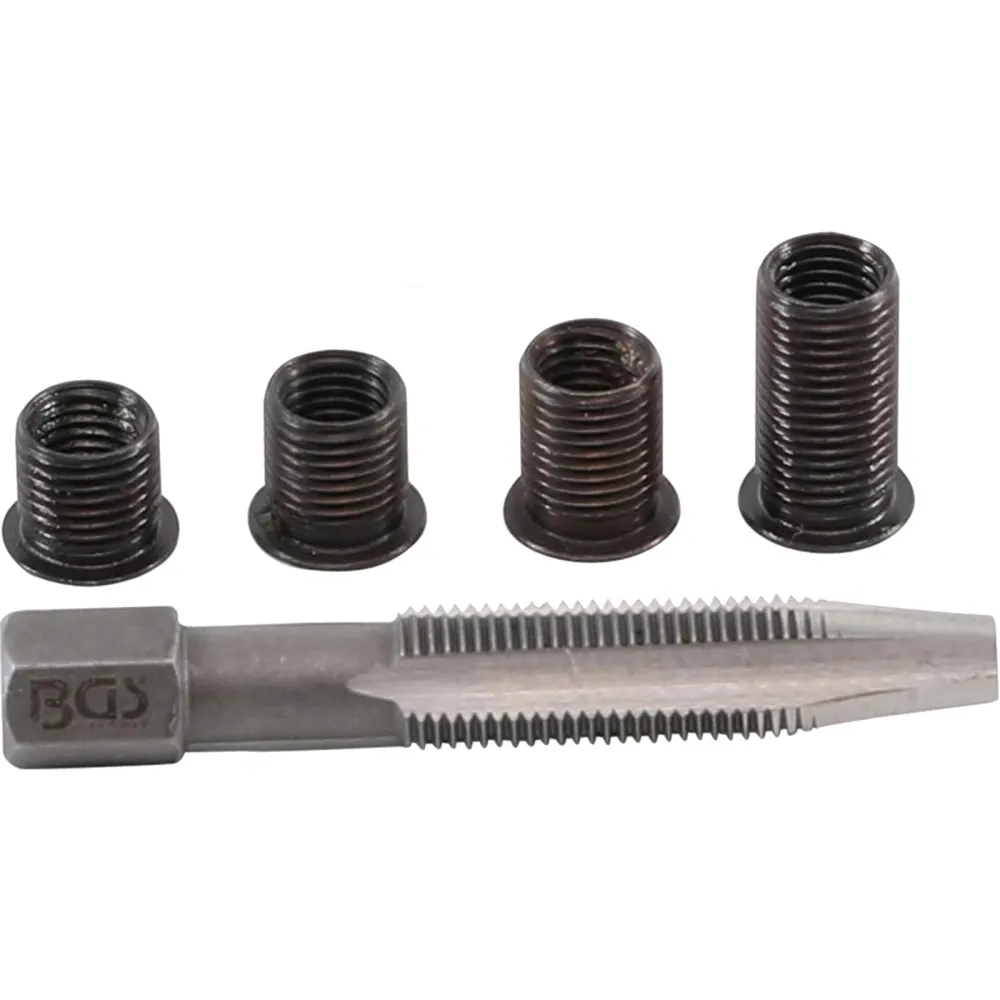 BGS Reparatursatz für Zündkerzengewinde M8 x 1,0 mm 5tlg. - 167