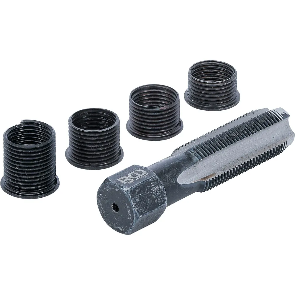 BGS Reparatursatz für Zündkerzengewinde M14 x 1,25 mm 5tlg. - 152