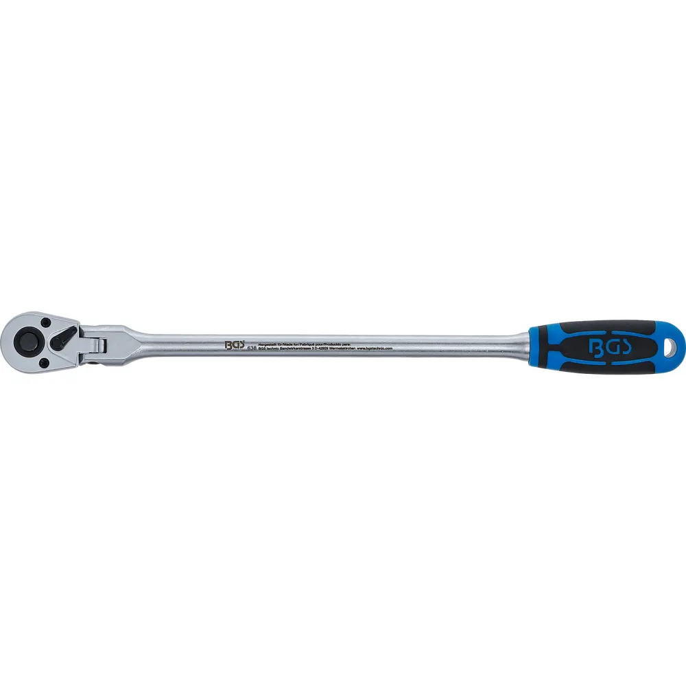 BGS Gelenkknarre arretierbar extra lang Abtrieb Außenvierkant 6,3 mm (1/4") 304 mm - 638