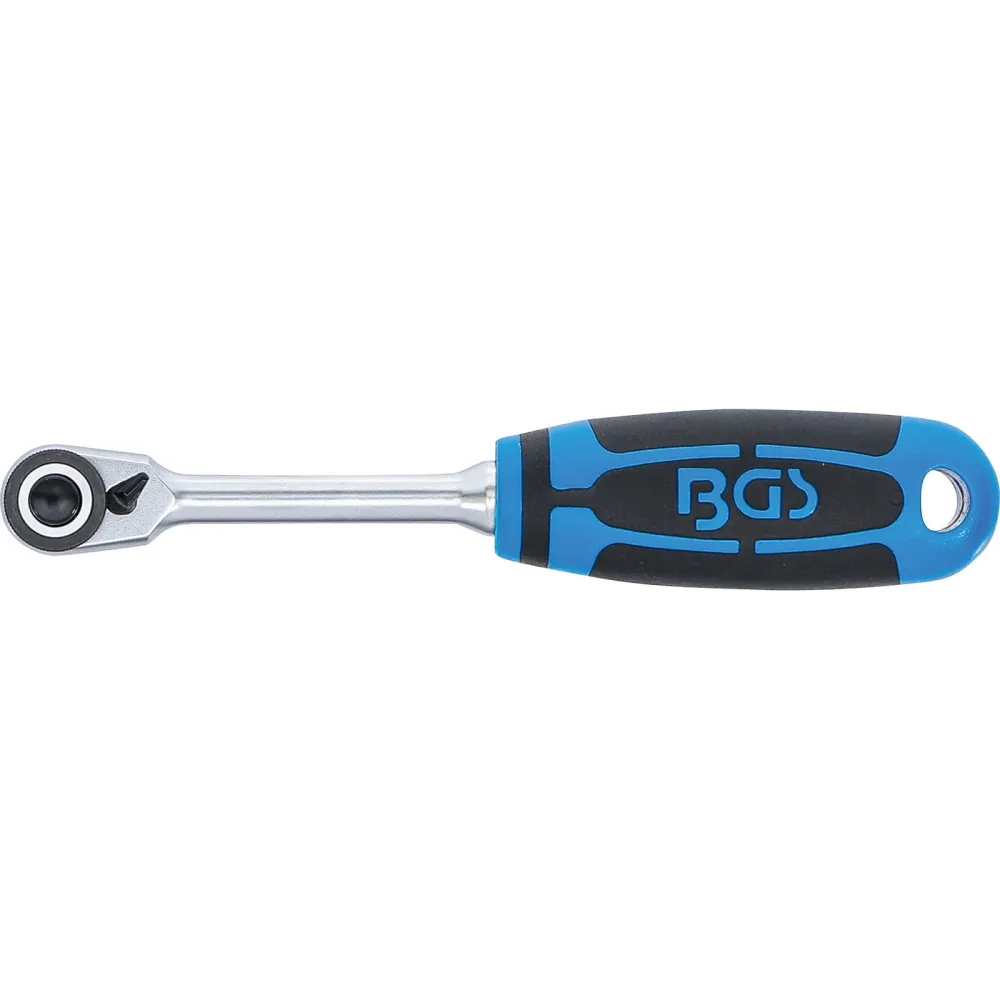 BGS Umschaltknarre feinverzahnt Abtrieb Außenvierkant 6,3 mm (1/4") - 610