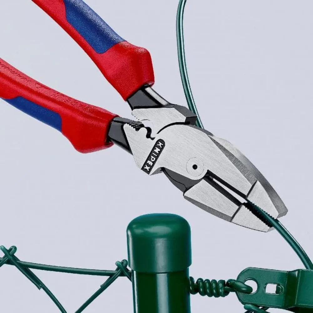 Knipex Kraft-Kombizange "Lineman's Pliers" mit Befestigungsöse - 0915240