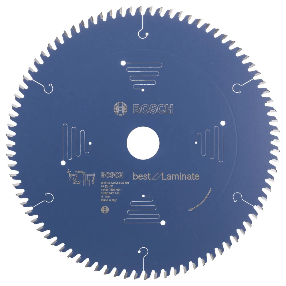 Bosch Kreissägeblatt Best Laminate, 254 x 30 x 2,5 mm, 84 - 2608642135
