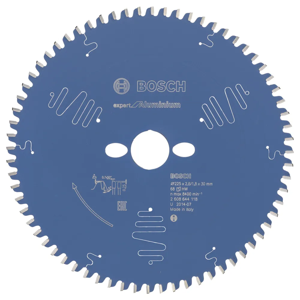 Bosch Kreissägeblatt Expert Aluminium für Tischsägen 225 x 30 x 2,6 mm 68 - 2608644118