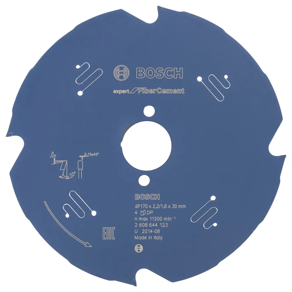 Bosch Kreissägeblatt Expert Fibre Cement für Handkreissägen 170 x 30 x 2,2 mm 4 - 2608644123