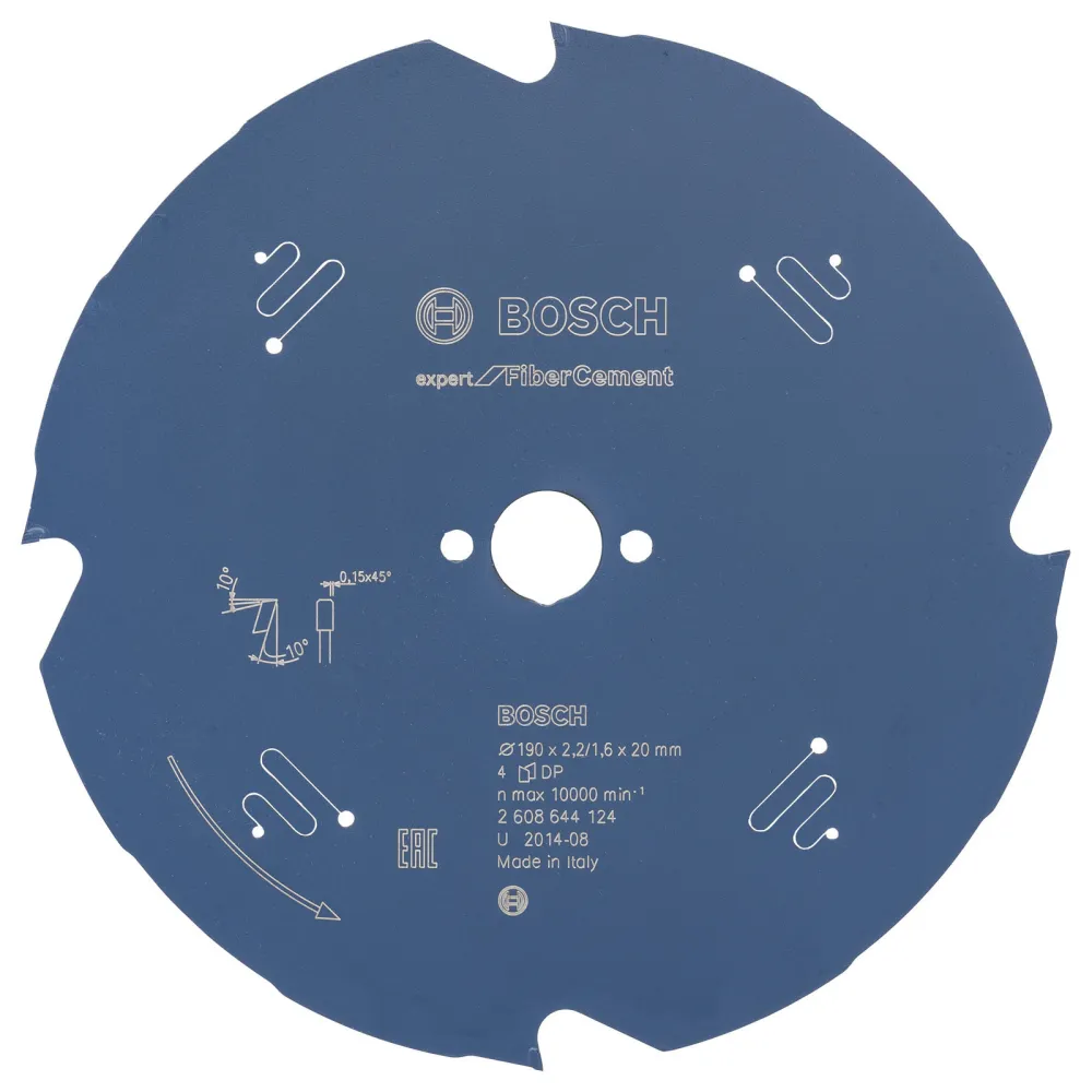 Bosch Kreissägeblatt Expert Fibre Cement für Handkreissägen 190 x 20 x 2,2 mm 4 - 2608644124