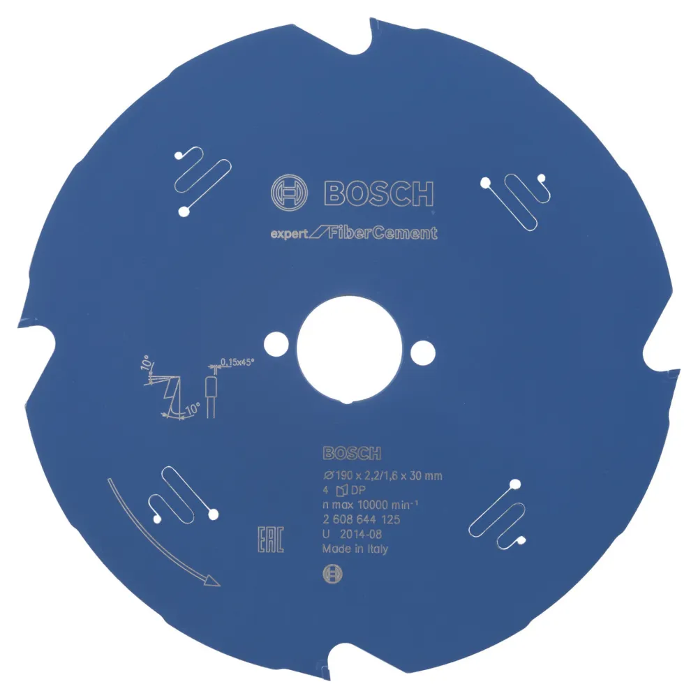 Bosch Kreissägeblatt Expert Fibre Cement für Handkreissägen 190 x 30 x 2,2 mm 4 - 2608644125