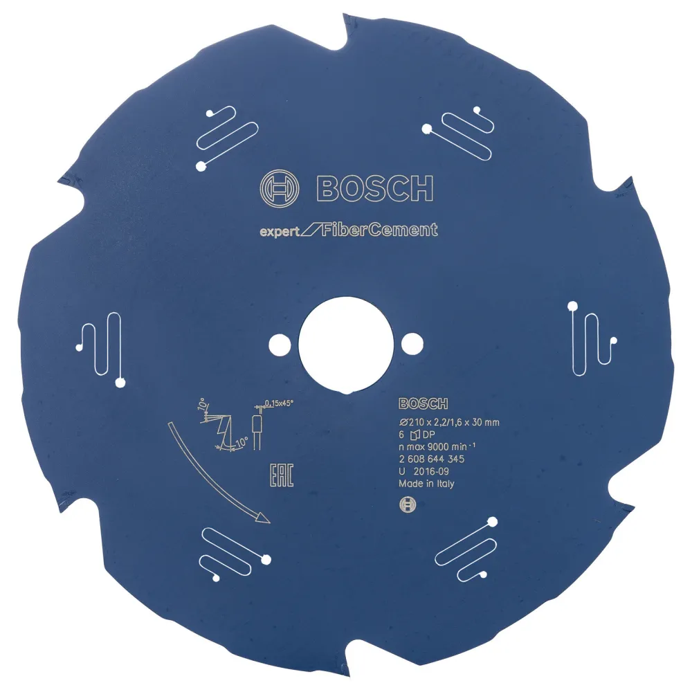Bosch Kreissägeblatt Expert Fibre Cement für Handkreissägen 210 x 30 x 2,2 mm 6 - 2608644345