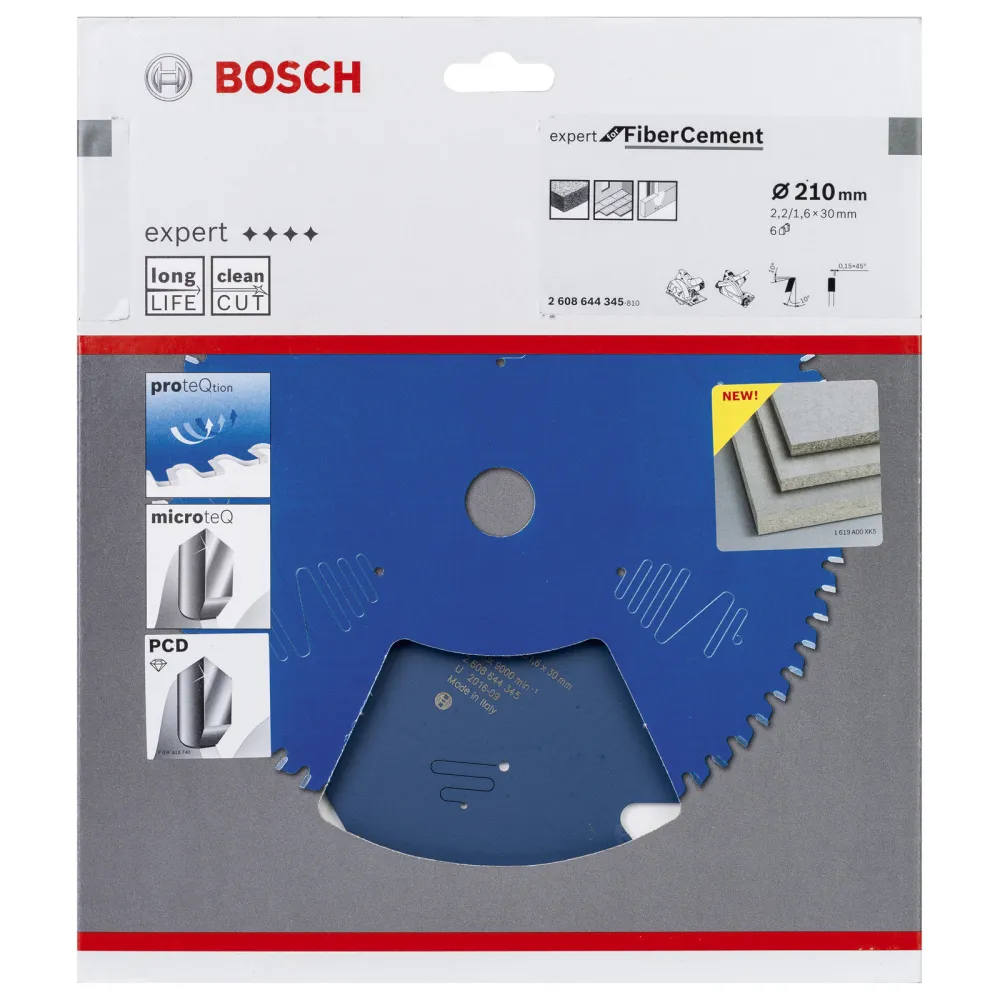 Bosch Kreissägeblatt Expert Fibre Cement für Handkreissägen 210 x 30 x 2,2 mm 6 - 2608644345