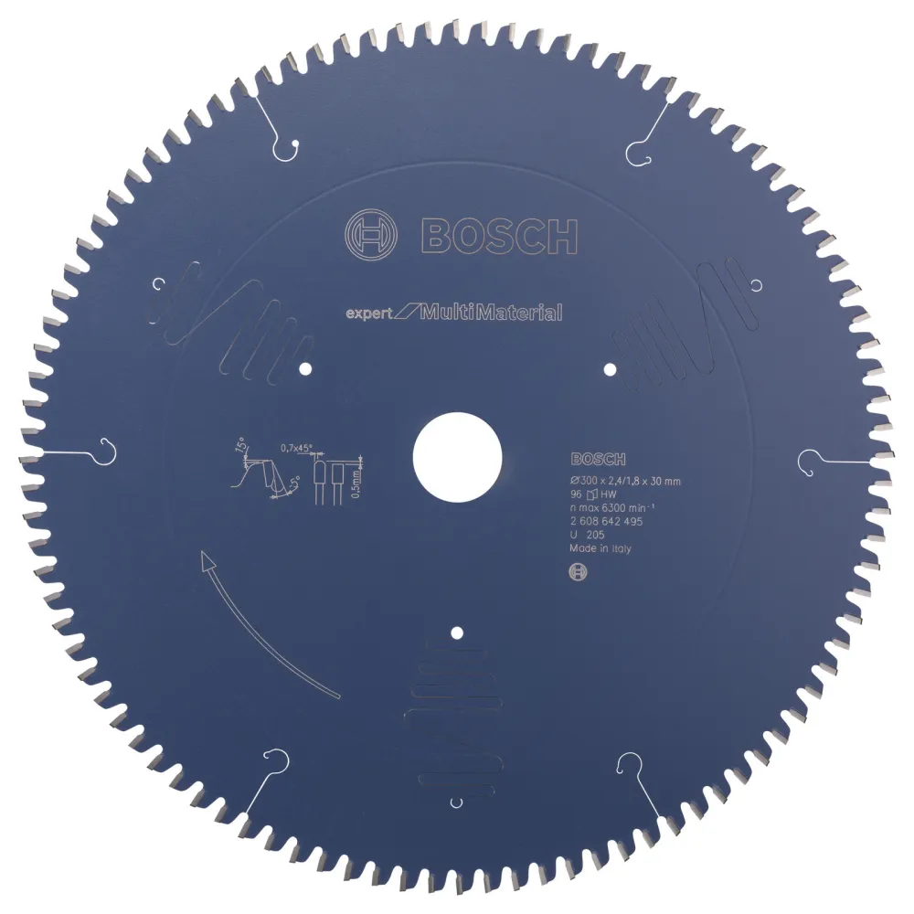 Bosch Kreissägeblatt Expert Multi Material für Kapp- und Gehrungssägen 300 x 30 x 2,4 mm 96 - 2608642495