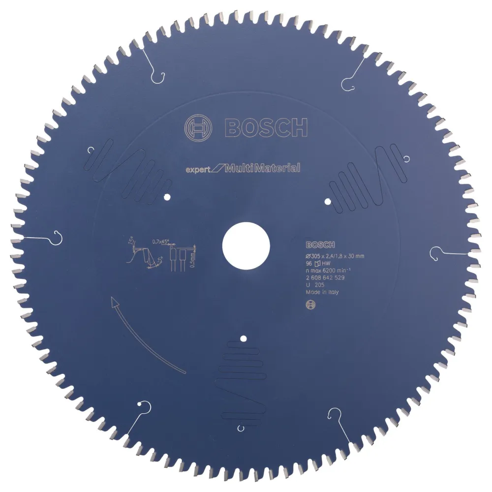 Bosch Kreissägeblatt Expert Multi Material für Kapp- und Gehrungssägen 305 x 30 x 2,4 mm 96 - 2608642529