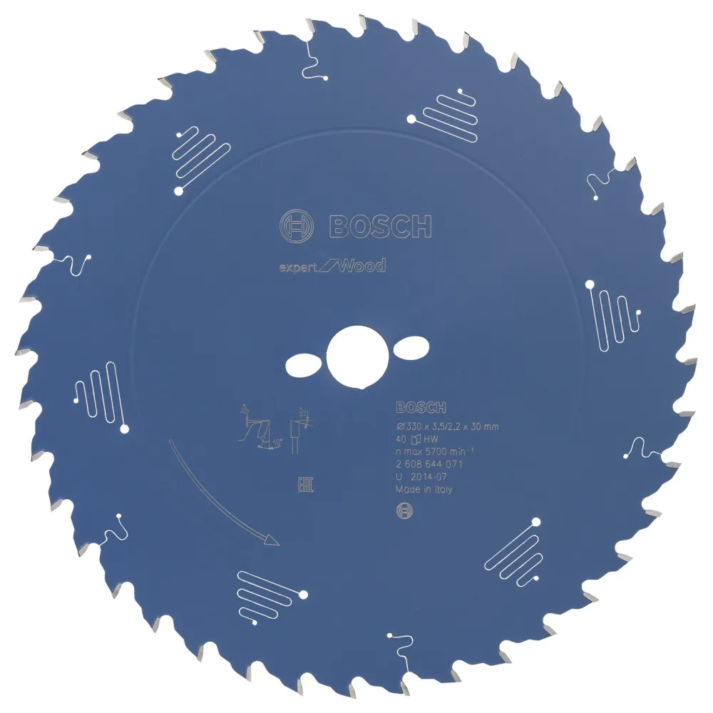 Bosch Kreissägeblatt Expert Wood für Handkreissägen 330 x 30 x 3,5 mm 40 - 2608644071