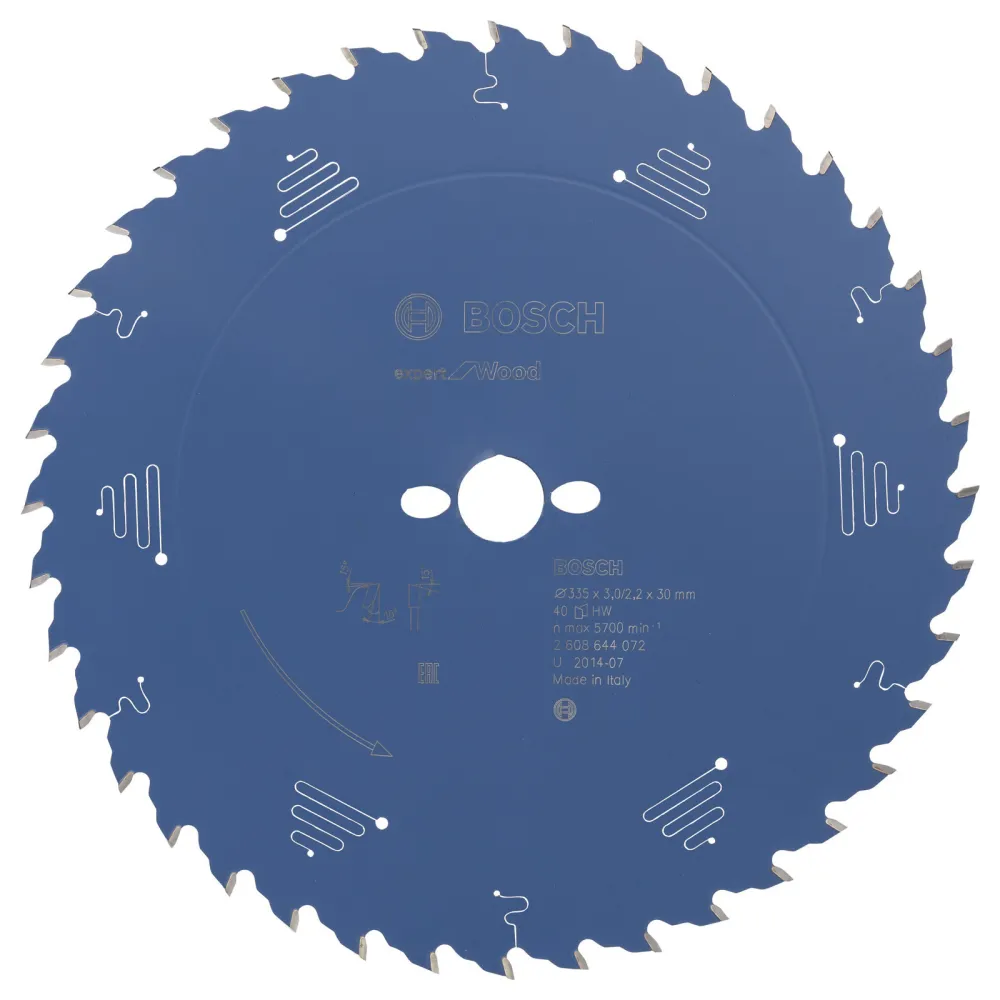 Bosch Kreissägeblatt Expert Wood für Handkreissägen 335 x 30 x 3 mm 40 - 2608644072