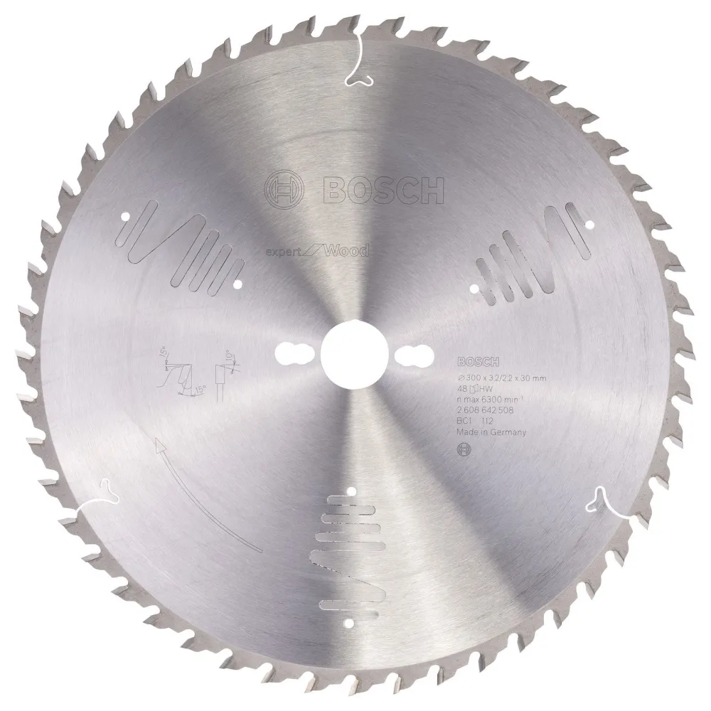 Bosch Kreissägeblatt Expert Wood für Paneelkreis- und Tischsägen 300 x 3,2 x 30 mm 48 - 2608642508