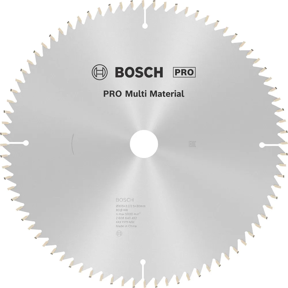 Bosch PRO Multi Material Kreissägeblatt 305 x 3,2 x 30 mm - 2608640452