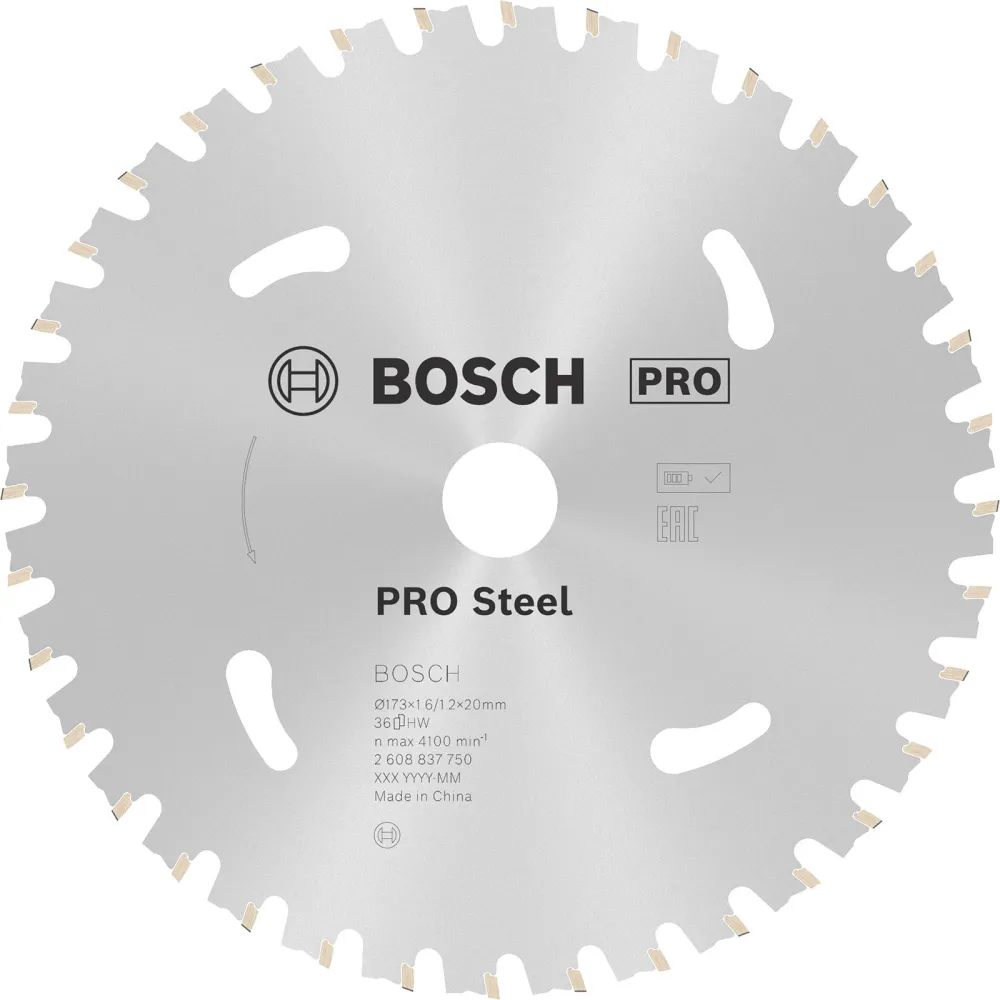 Bosch PRO Steel cordless Blatt für Kreissägen 173 x 1,6 x 20 mm - 2608837750